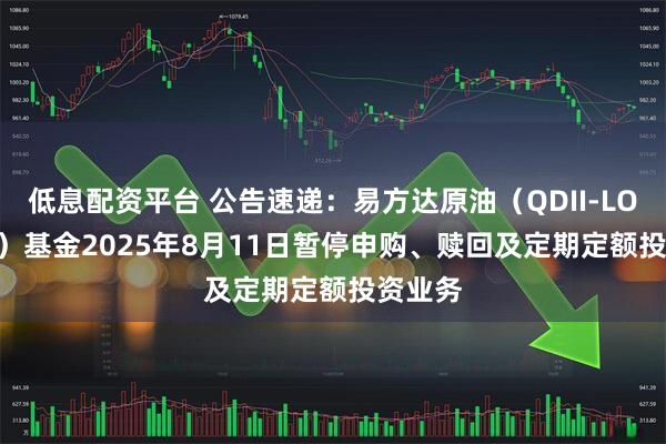 低息配资平台 公告速递：易方达原油（QDII-LOF-FOF）基金2025年8月11日暂停申购、赎回及定期定额投资业务